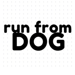 run from dog
