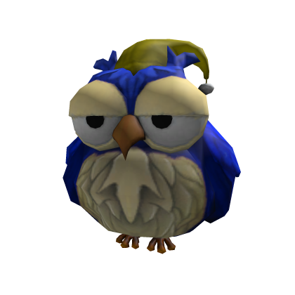 Blue Sleepy Owl