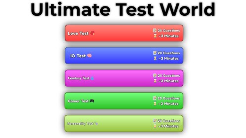 🧠 Ultimate Test World [BETA]