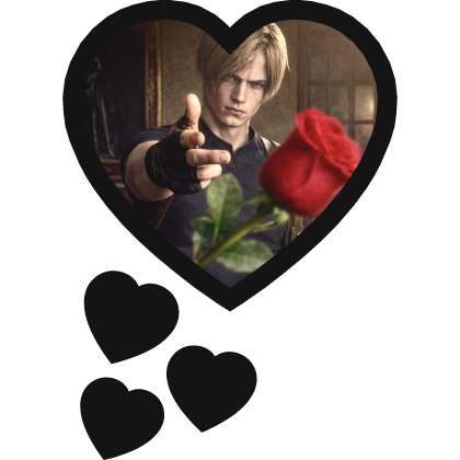 Leon Kennedy Thinking Hearts Resident Evil