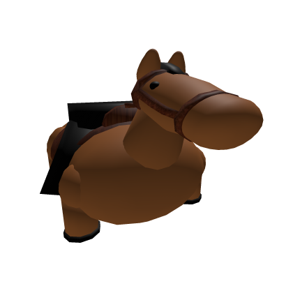 Brown Chubby Horse Mount
