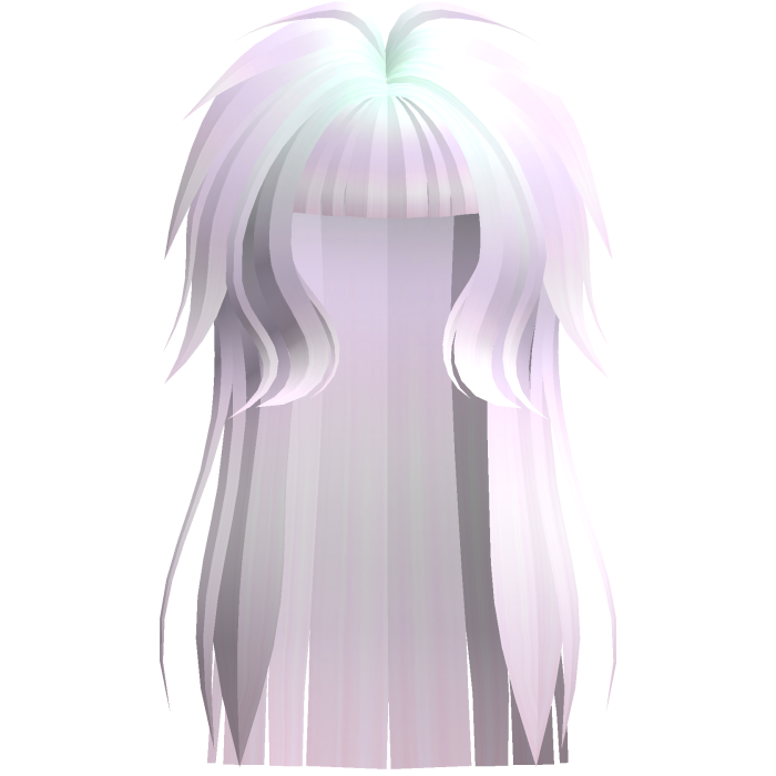 Long Emo Pastel Goth Messy Shaggy Hime Hair