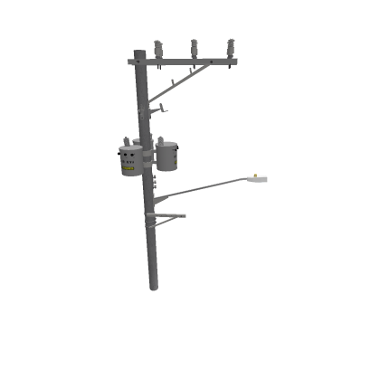 electric post with electrical storage  (CSG)