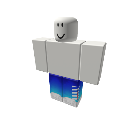 💧🌊Blue Fade Pants Frost y2k Ocean Aqua stripes thumbnail