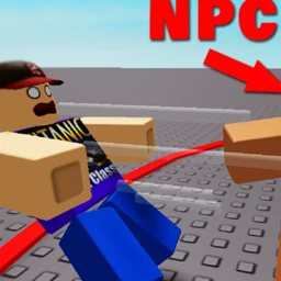 Play against an NPC (Last to leave circle wins) icon