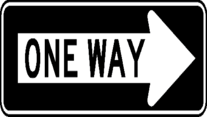 One Way Right Sign Roblox decal