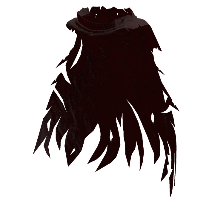 Cool Dark Red Tattered Dark Fantasy Cape