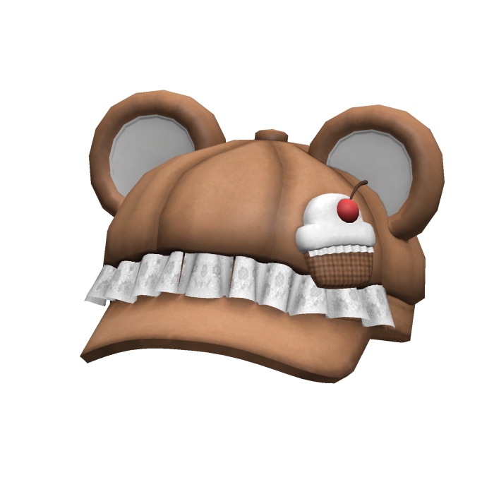 [NEW 🚨] Brown Cupcake Ruffled Cute Bear Cap