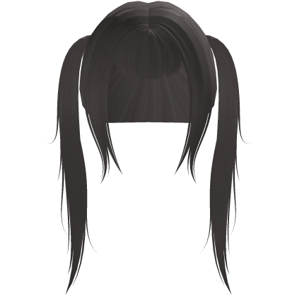 🖤ノ gothic vampire emo wispy pigtails ash brown Roblox item