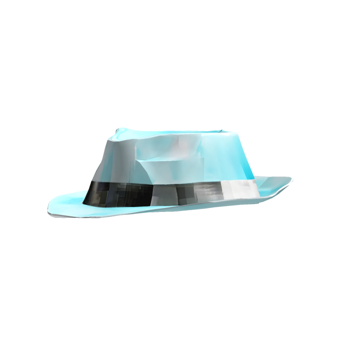 Sky Blue Sparkle Time Fedora
