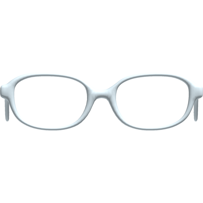  ♡ ꒰ blue kawaii derpy big oversized glasses ꒱ ♡
