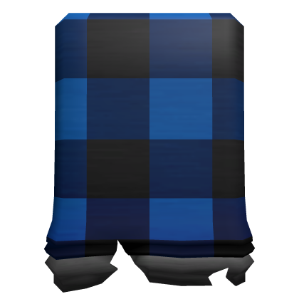 [L] Blue Torn Flannel Sleeve