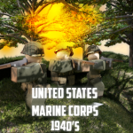US Marine Corps, 1940's. Group Thumbnail