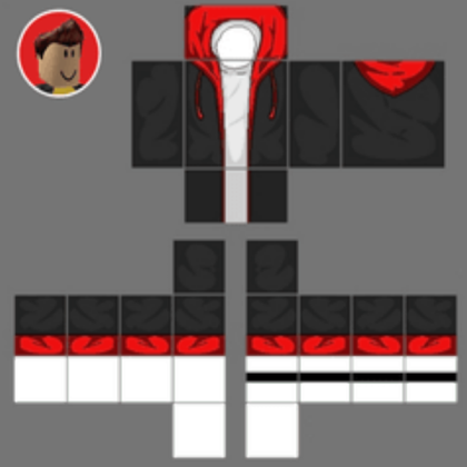 roblox-skins-red-hoodie-template_2 Roblox decal