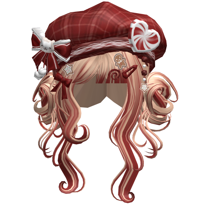 ♡ Christmas Swirly Wispy Buns (Blonde & Red)