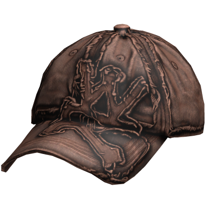 Brown Distressed Backwards Hat Roblox item