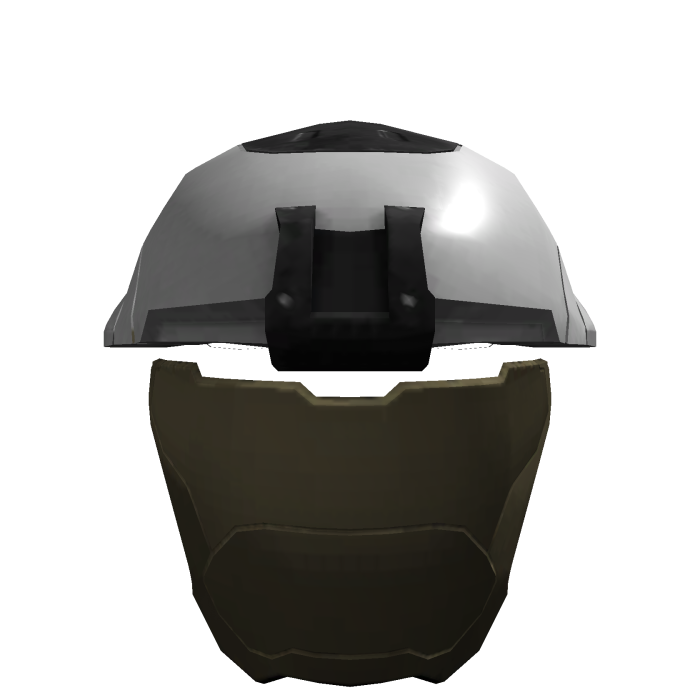 Augmented Soldier's "Sunder" White Dome and Helmet