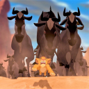 The Lion King🦁 Stampede Obby🐂🐂🐂