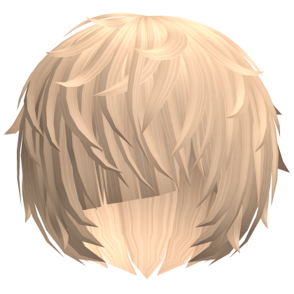 ^,…,^ blonde messy vkei anime emo moe hair 