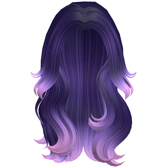 Long Flowy Wavy Hair (Galaxy Purple)