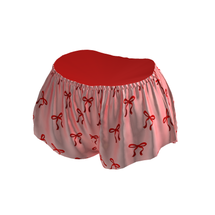 Pink Bow Pajama Shorts thumbnail