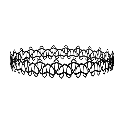 🐾kawaii cute lil black net lace choker tweencore