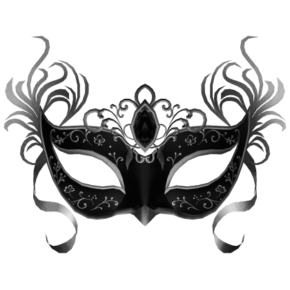 Magical Mask In Black & Silver Roblox item