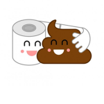 pooping here
