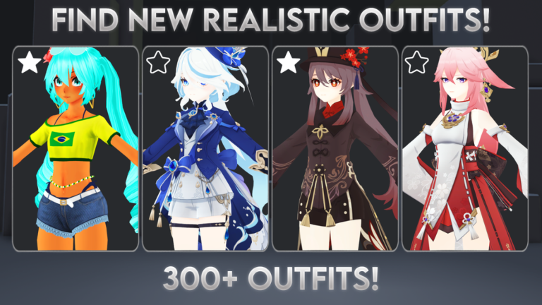 Realistic Anime Outfits screenshot 2