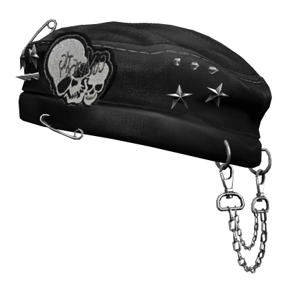 Emo Punk Black Hat