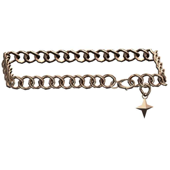 3.0 Bronze Y2K Grunge Waist Chain Belt with Star 