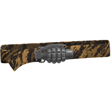 Y2k Grunge Grenade Belt Tiger 1.0