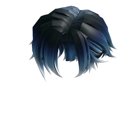 Modern Icy Blue Wolfcut