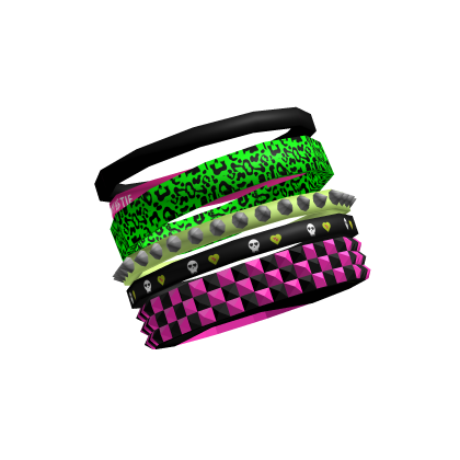 scene alt emo zombie harajuku bracelets; left thumbnail