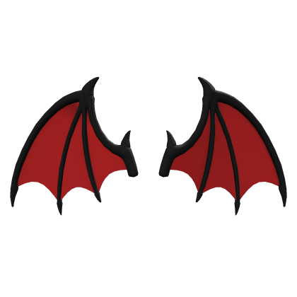 Red Bat Wings Roblox item