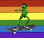 Swaggy gay frogs