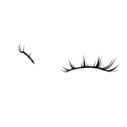 Black Natural Wispy Eyelashes Roblox item