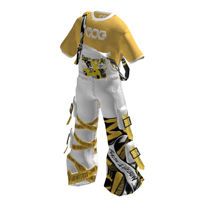 MOG - Yellow Denim Overall thumbnail