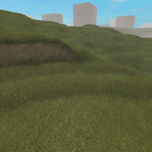 FIRST EVER IN ROBLOX TERRAIN WITH BUILDING!!