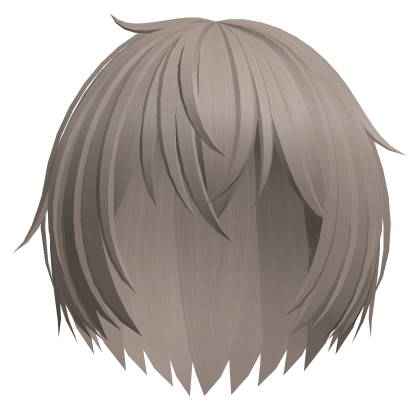 milk tea layered fluffy moe anime boy hair emo Roblox item