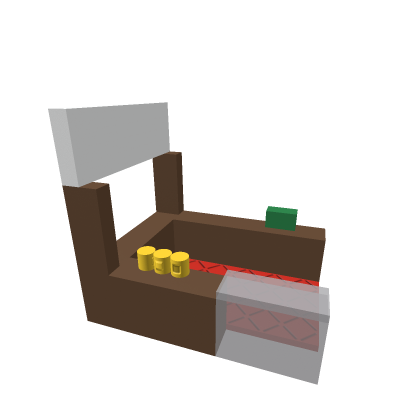 A complete lemonade stand.