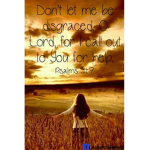 God is here with me