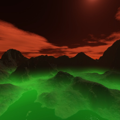 {Cube 2 Import} Alien planet Sky {Original}