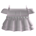 ꒰ · ♡ [FREE] off shoulder pink doll ruffled dress