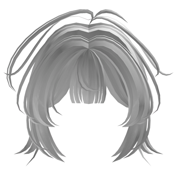Fluffy White Bangs