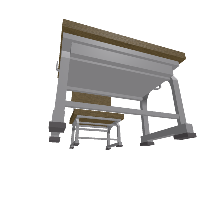 korean school chair & table