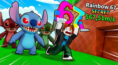 Thumbnail for Roblox game: Survive Stitch For Brainrots