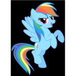 rainbow dash awesome group