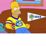Blue and yellow eels