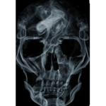 Skull smoke